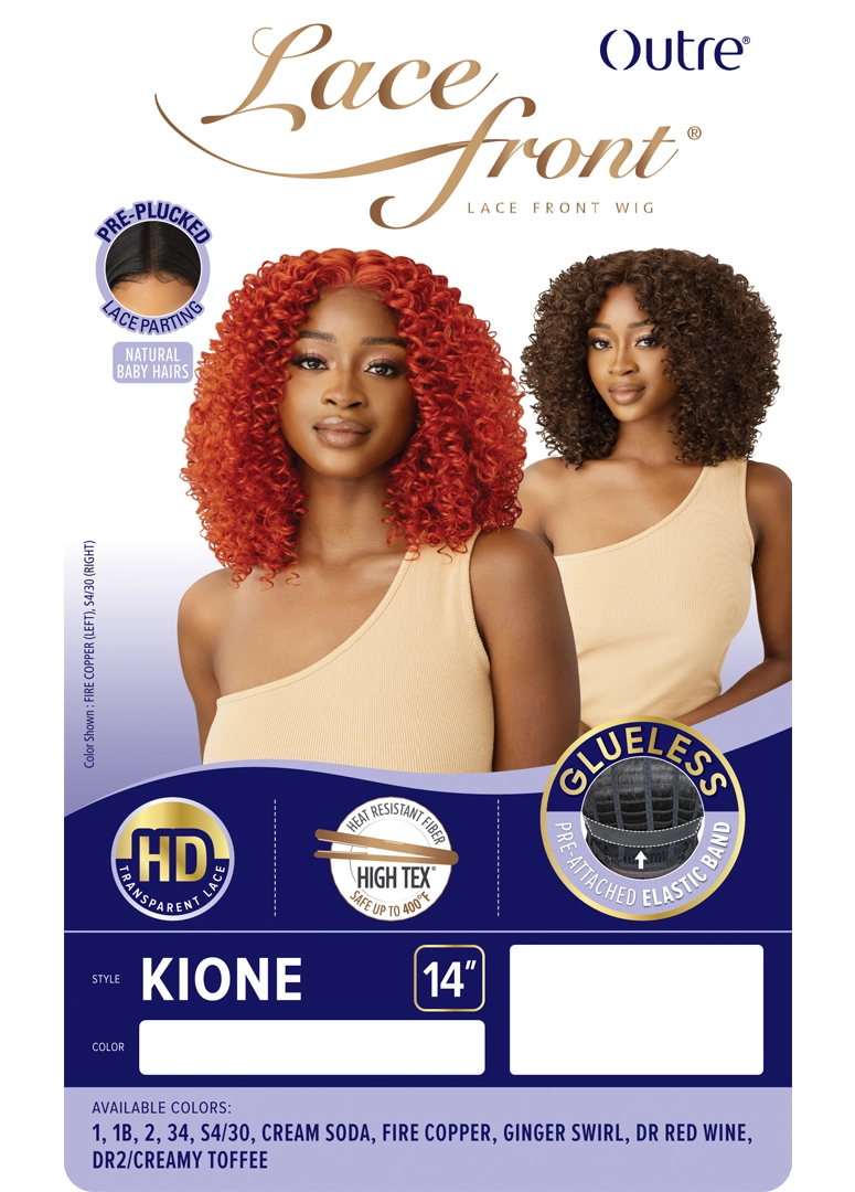Outre Gray Lace Front Wig Kione