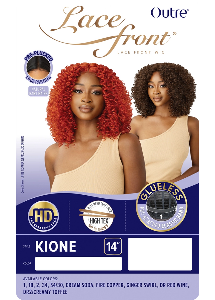 Outre Gray Lace Front Wig Kione