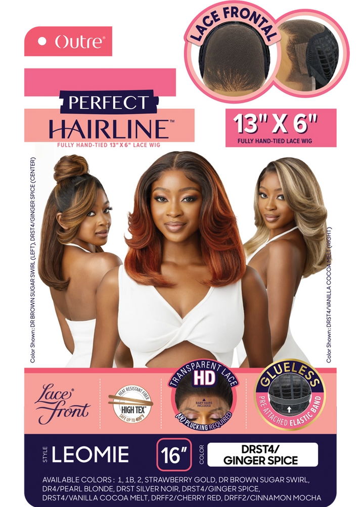 Outre Gray Perfect Hairline 13X6 Hand-Tied HD Lace Front Wig Leomie