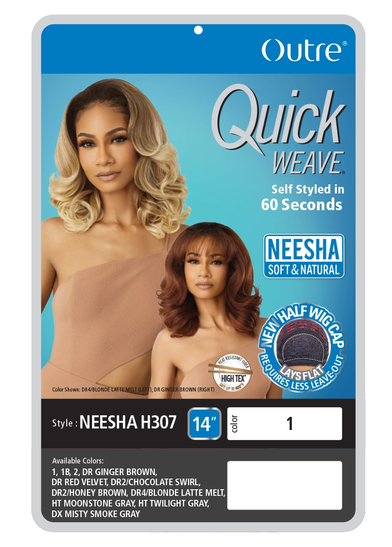 Outre Gray Quick Weave Wig Neesha H307