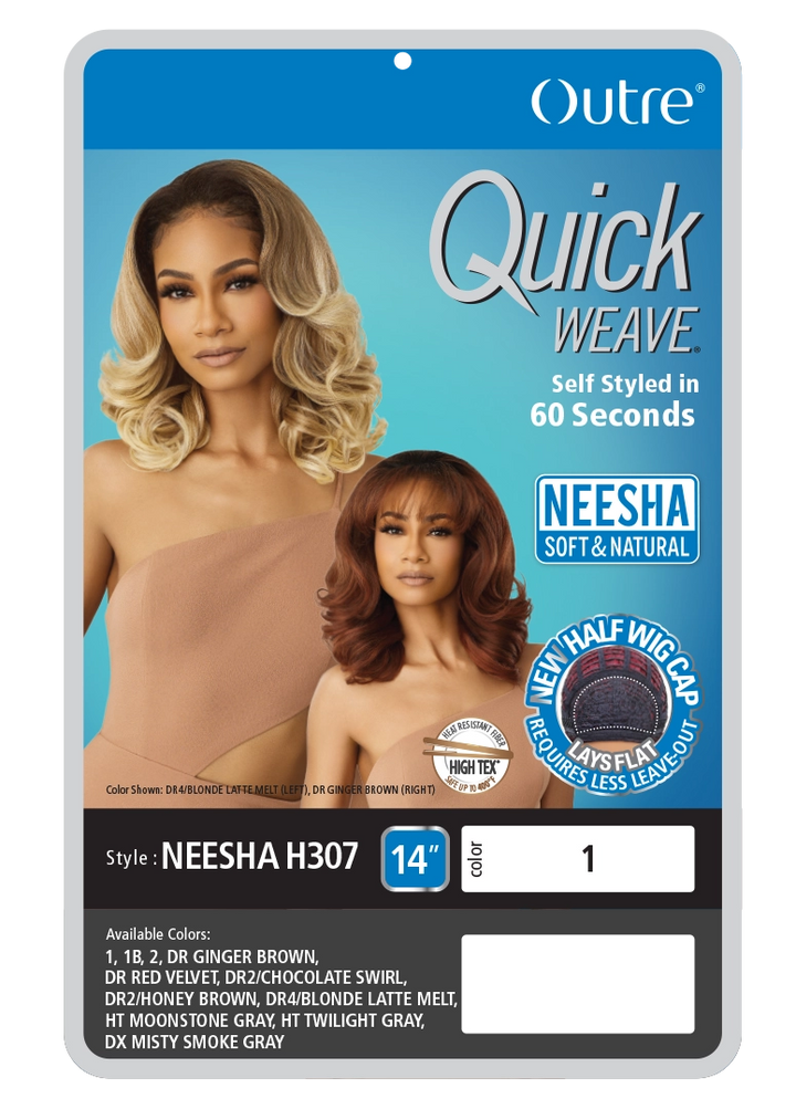 Outre Gray Quick Weave Wig Neesha H307