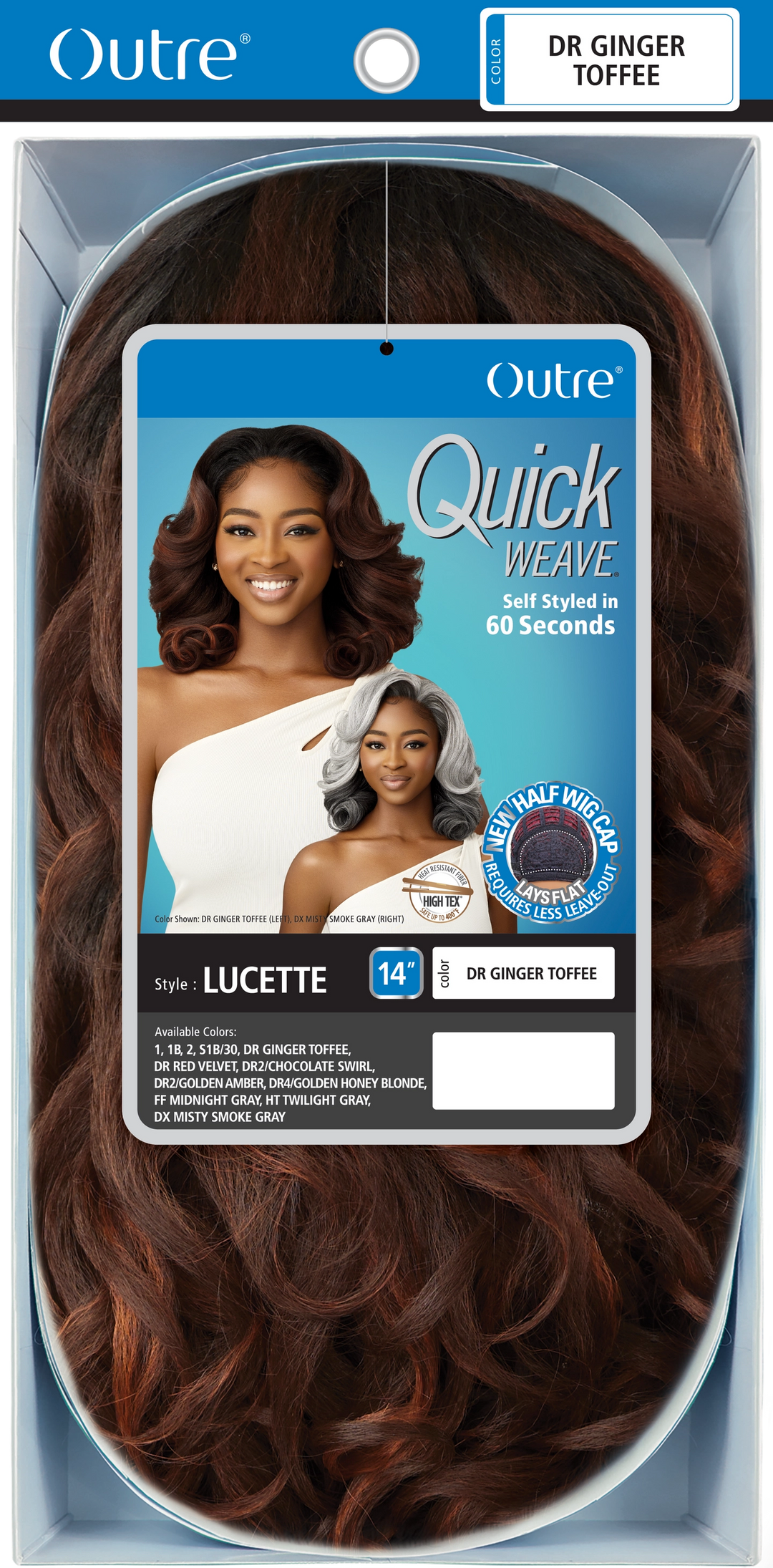 Outre Gray Quick Weave Wig Lucette