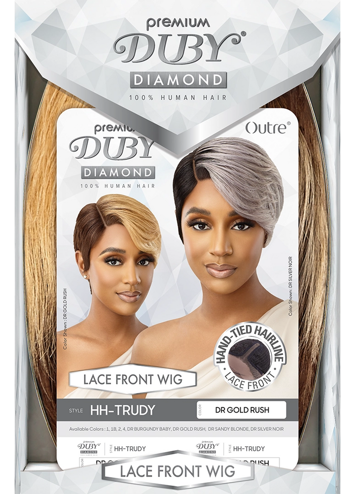 Outre Premium Duby Diamond 100% Gray Human Hair Wig HH-Trudy