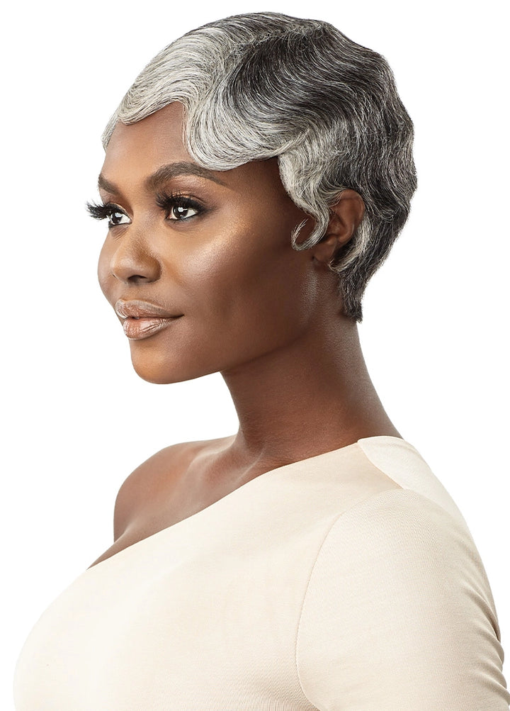Outre Fab & Fly Gray Glamour Full Wig HH-Marinette