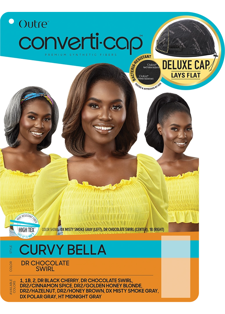 Outre Gray Converti-Cap Wig Curvy Bella