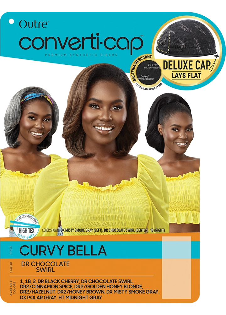 Outre Gray Converti-Cap Wig Curvy Bella