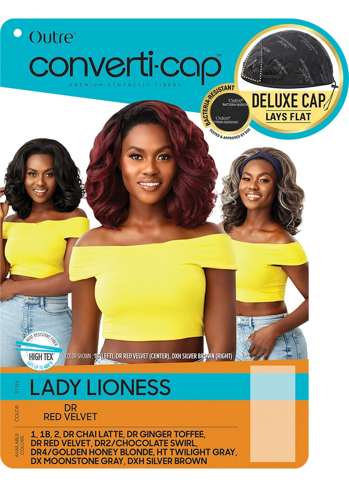 Outre Gray Converti-Cap Wig Lady Lioness