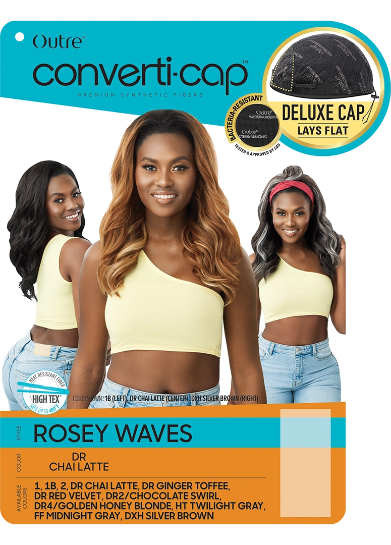 Outre Gray Converti-Cap Rosey Waves