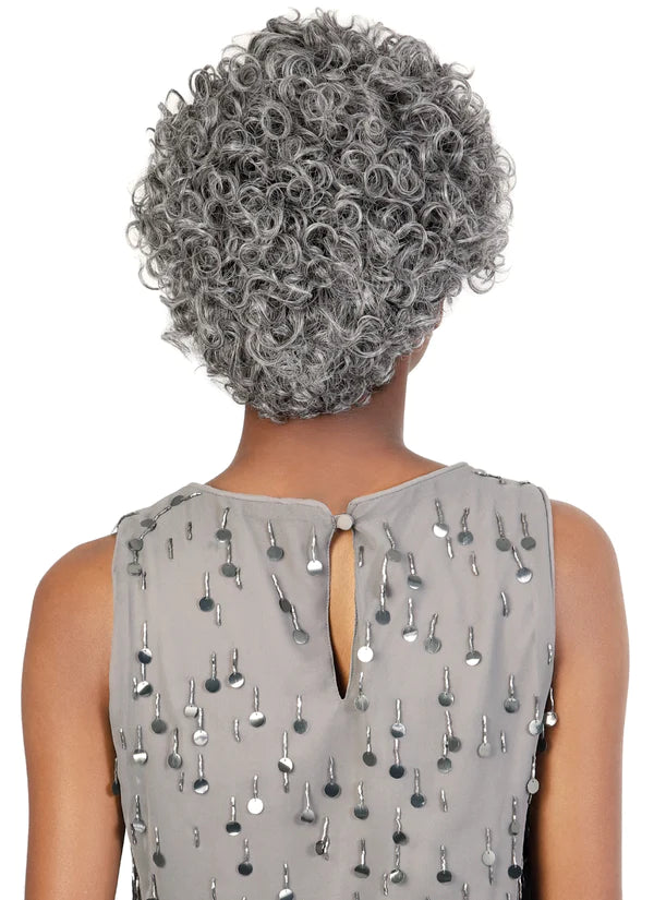 Motown Tress Silver Gray Hair Glueless Lace Part Wig SVCL.Ryan