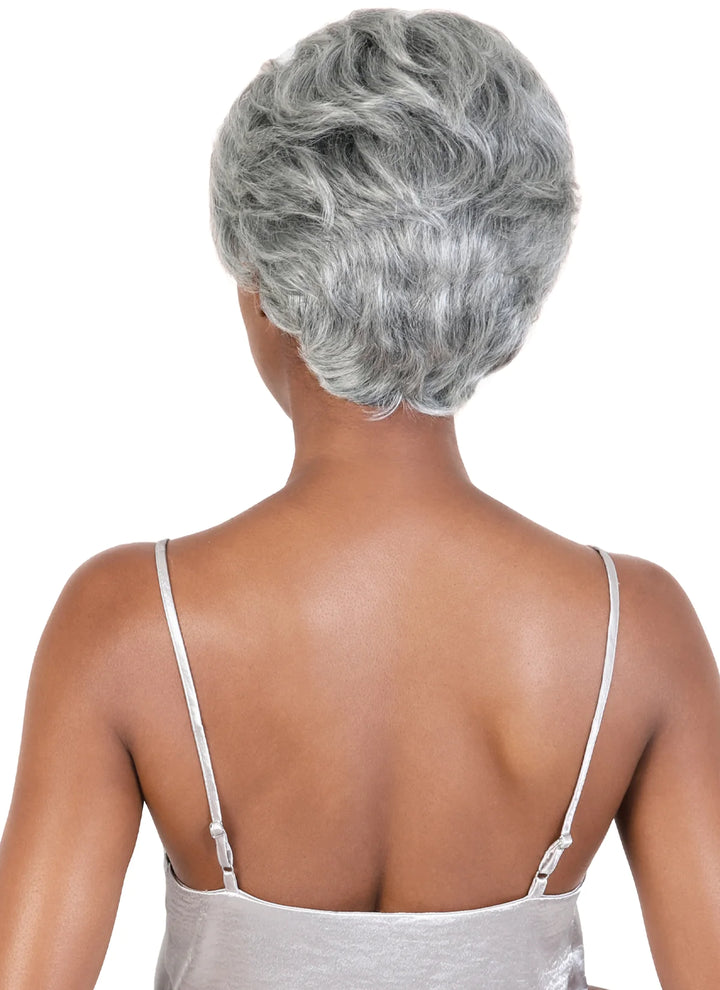 Motown Tress Silver Gray Hair Glueless HD Wig SVHL.GLEN