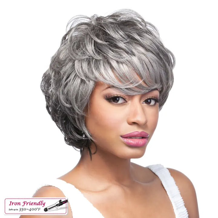 Its a Wig Short Gray Wig Susan